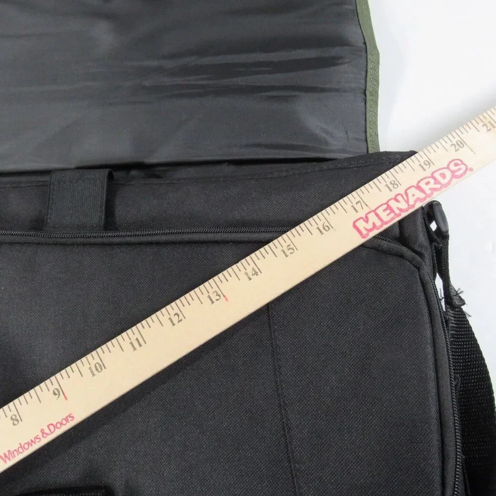 Lenovo Laptop‎ Shoulder Bag 41U253 Many Compartments Black/Olive Green